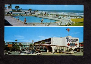 FL Thunderbird Beach Motel Hotel Daytona Beach Florida Postcard Pool