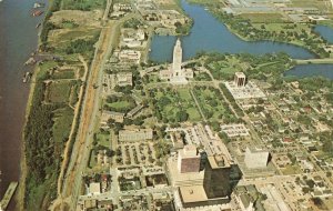 Postcard Louisiana Capitol and Environs