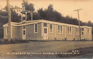 Riverside NH St Alberts Church Eastern Illustrating Publisher RPPC