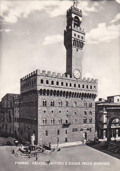 Italy Firenze Palazzo Vecchio e Piazza Della Signoria