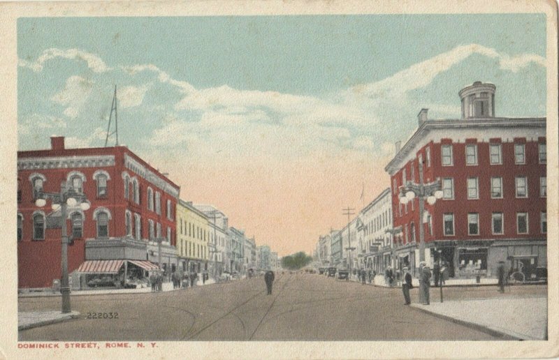 ROME , New York , 1900-10s ; DOMINICK Street