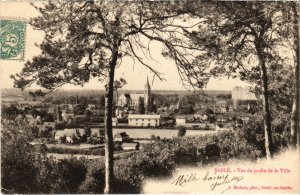 CPA Sablé - Vue du jardin de la Ville (112496)