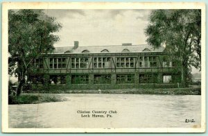 Clinton Country Club Lock Haven Pennsylvania PA UNP Silvercraft Postcard C14