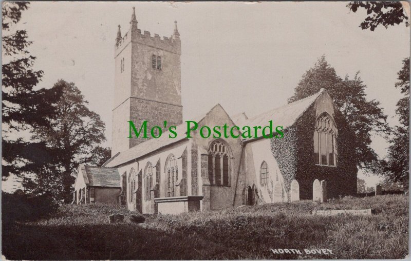 Devon Postcard - North Bovey Village Church, Dartmoor RS36124