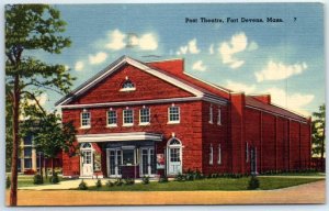 Postcard - Post Theatre - Fort Devens, Massachusetts