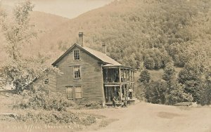 Sherburne VT Post Office And Store Great View Real Photo Postcard
