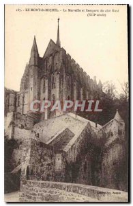 Old Postcard Mont St Michel and the Wonder Walls North XIII century rating