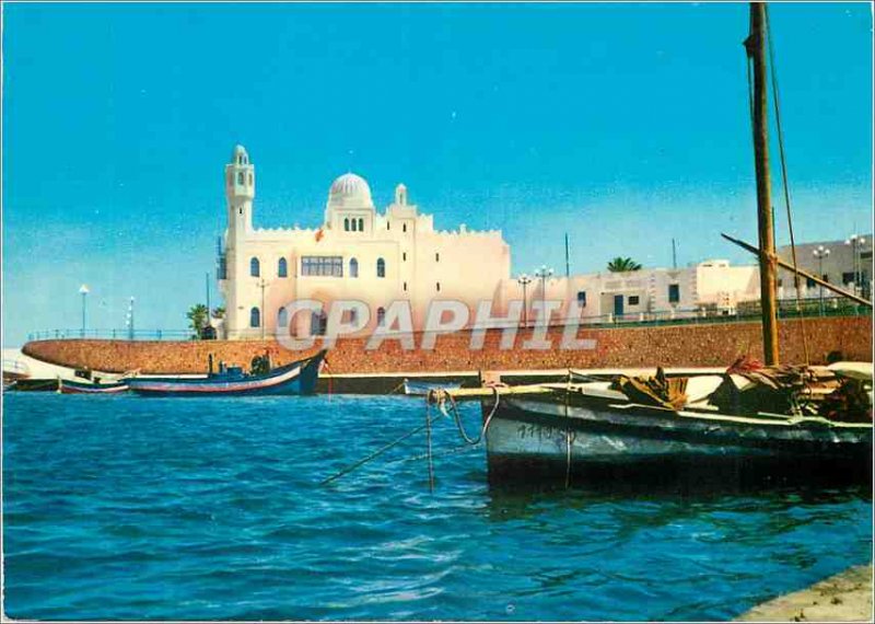 Postcard Modern Tunisia Monastir Boat