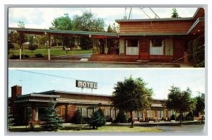 Postcard WA Eastwood Motel Spokane Washington