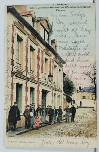 Villepreux Ecole Lenotre d'Horticulture Pupilles de la Seine Facade Postcard L12