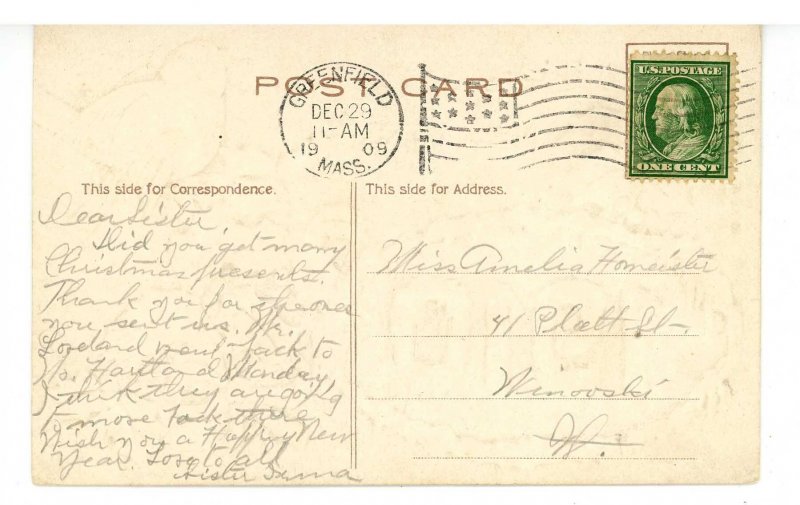 Greeting - New Year  1910