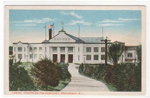 Casino Rhodes on the Pawtucket Providence Rhode Island 1920c postcard