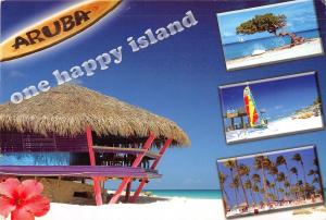 BR99138 aruba one happy island caribbean