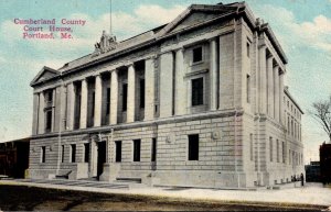 Maine Portland Cumberland County Court House