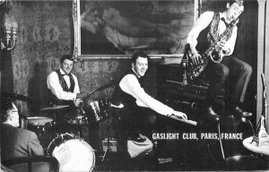 France Paris Jazz Music Co Gaslight 1964 interior Postcard 22-179