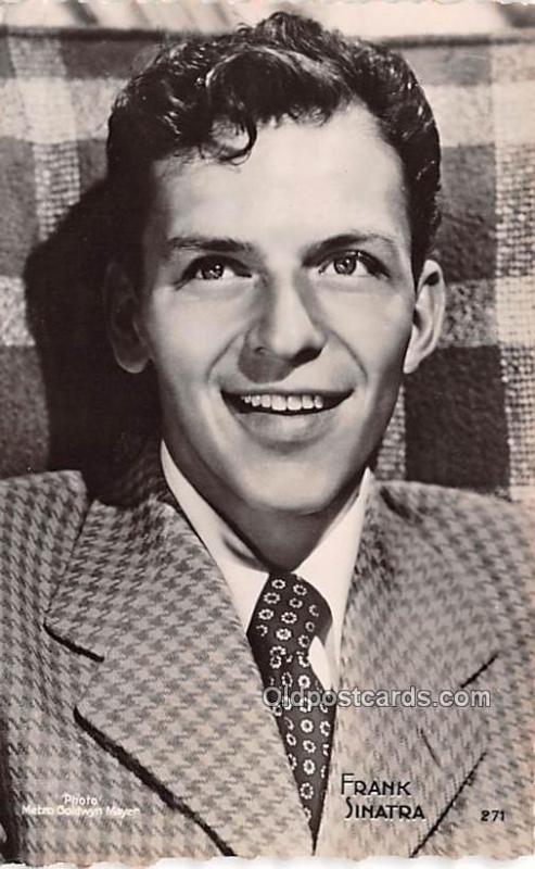 Frank Sinatra Movie Star Actor Actress Film Star Unused 