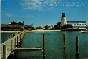 Greetings from Dewey Beach DE Postcard PC65