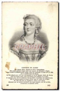 Old Postcard Comtesse du Barry