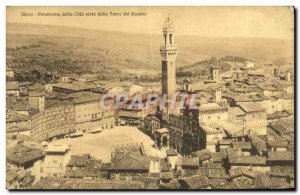 Old Postcard Siena Panorama della Citta Visto Dalla Torre del Duomo