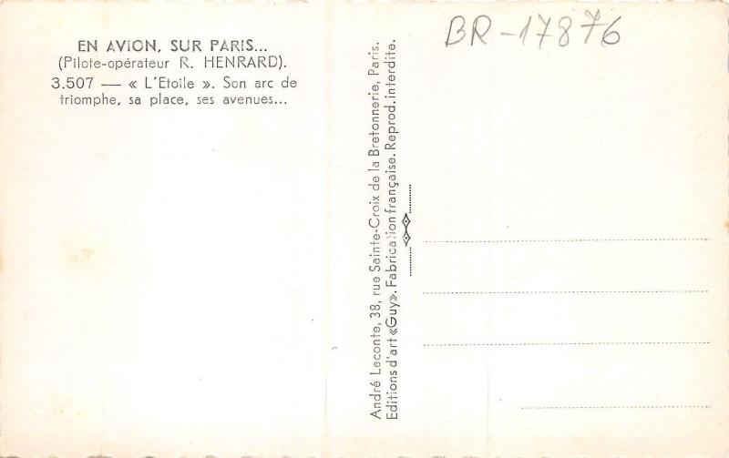 BR17876 Arc de triomphe Paris   france