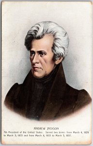 Photograph Of Andrew Jackson President Of United States Postcard