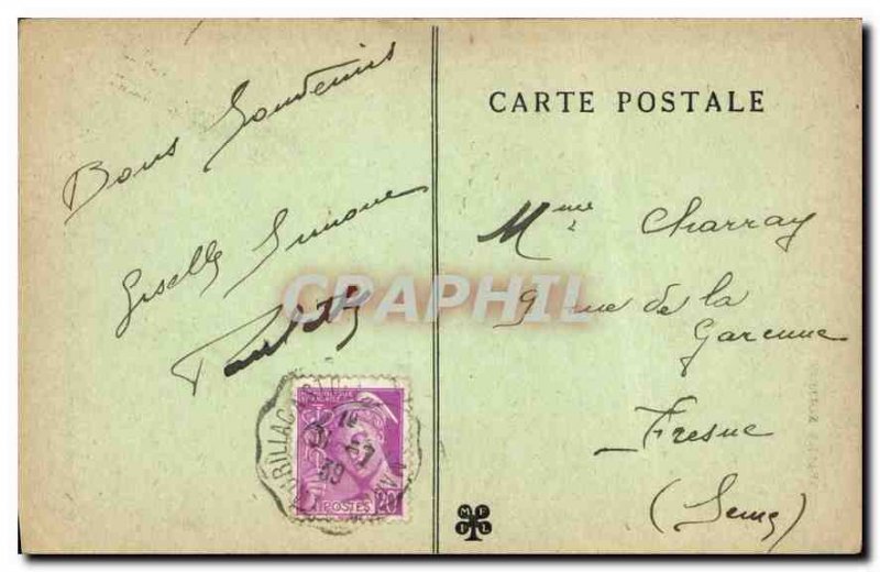 Old Postcard Auvergne Gorges Cere