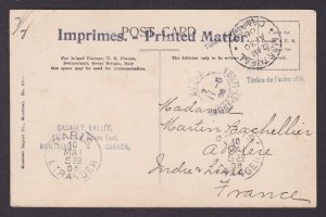 Postcard, CANADA, Niagara Falls, American Falls below