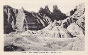 South Dakota Wall View At the Pinnacles Albertype
