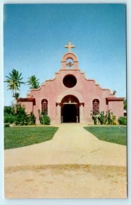 MANGILAO, GUAM  View of Church SANTA TERESITA ca 1960s  Postcard