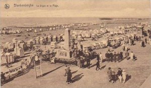 Belgium Blankenberge La Digue et la Plage 1923