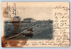 Norrbotten County Sweden Postcard Folk High School Boden c1905 Posted Antique