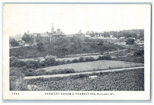 c1905 View Of Vermont House Correction Rutland Vermont VT Antique Postcard