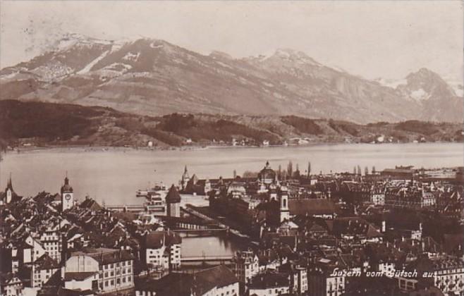 Switzerland Luzern Vom Guetsch aus 1913 Photo