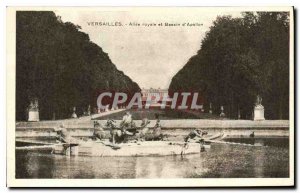 Postcard Old Versailles Allee Royale and North Apollo