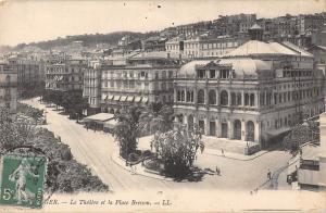 BR72442 alger le theatre et la place bresson algeria africa