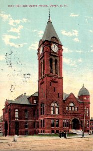 New Hampshire Dover City Hall and Opera House 1911