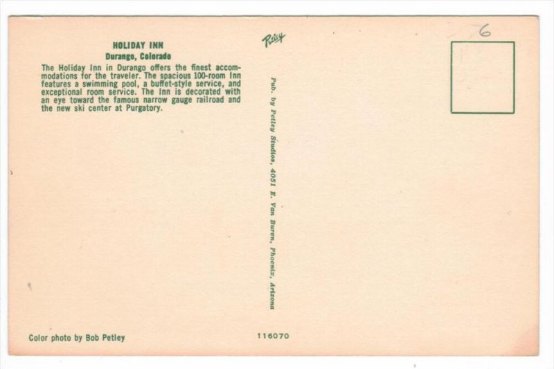 Colorado Durango  Holiday Inn Motel