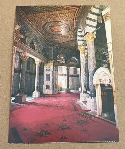 POSTCARD - UNUSED - INSIDE THE DOME OF THE ROCK, JERUSALEM