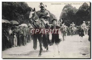 Old Postcard Compiegne Festivals of Jeanne d & # 39Arc