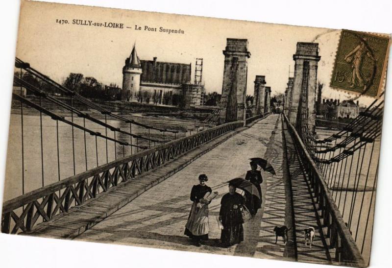CPA SULLY-sur-LOIRE-Le Pont Suspendu (264455)