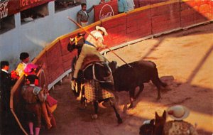 Bullfighting in Old Mexico Tarjeta Postal, Bullfighting Unused 