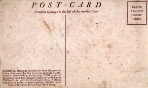 Lucerne-in-Maine  Swiss Chalet Lodge  Postcard