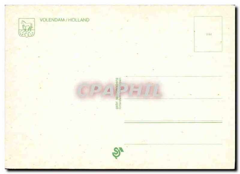 Modern Postcard Volendam Holland