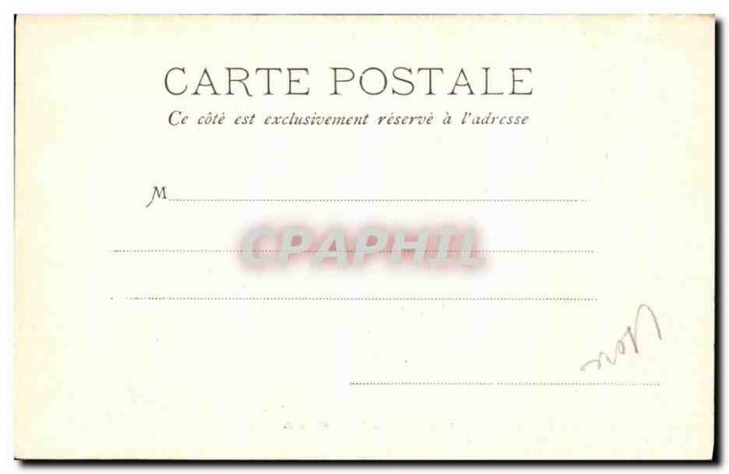 Old Postcard Chateau de viizlle The door connetable