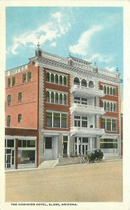 Dominion Hotel Globe Arizona Teich 1920s Postcard 20-2190