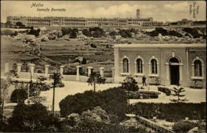 Malta Imtarfa Barracks Old c1910 Postcard