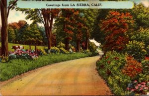 California Greetings From La Sierra 1959