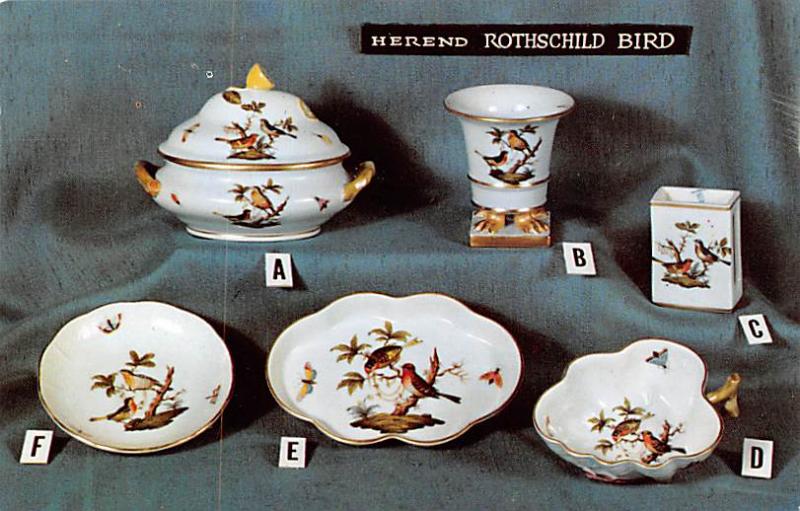 Herend Rothschild Bird Advertising 1961 