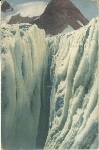 glacier crevice in the virgin territory - gletscherspalte im jungfraugebiet Very