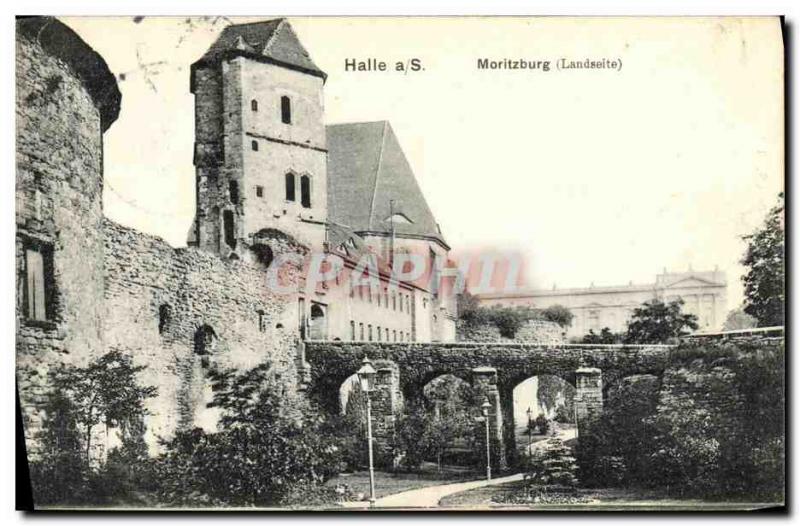 Old Postcard Halle S Moritzburg